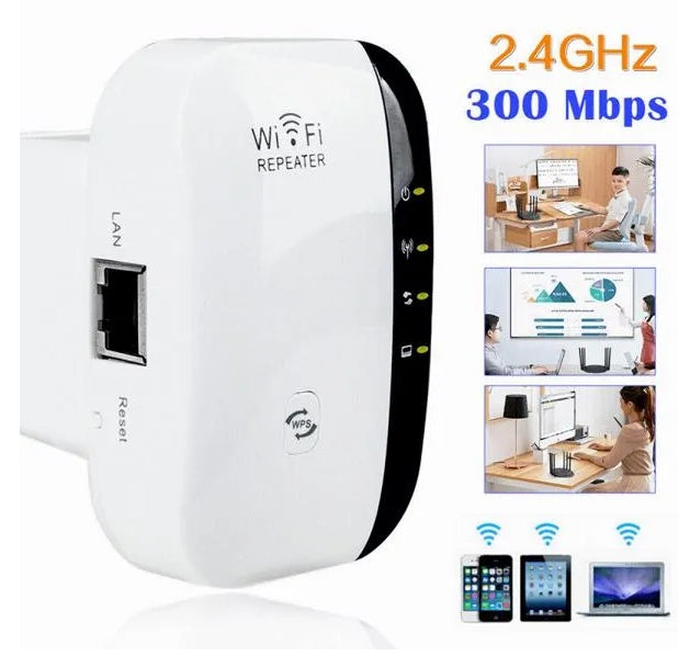HomeNet Boost™ AC1200 Wi-Fi Extender – Dual-Band (2.4 GHz & 5 GHz), Wall-Plug Design