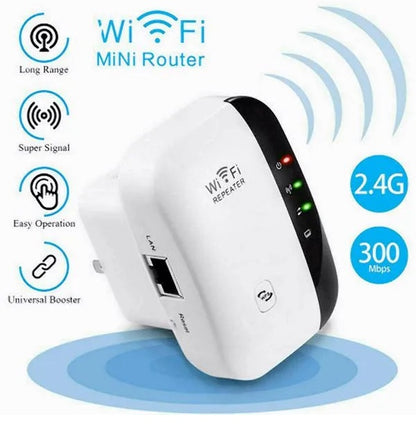 HomeNet Boost™ AC1200 Wi-Fi Extender – Dual-Band (2.4 GHz & 5 GHz), Wall-Plug Design