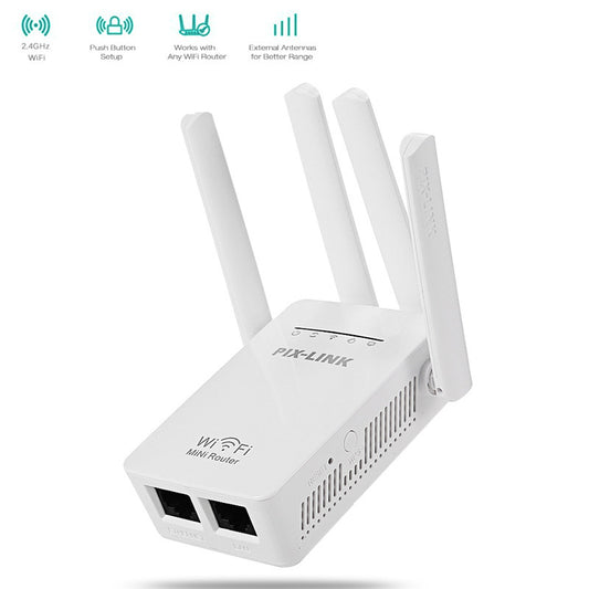 HomeNet Boost Wi-Fi Signal Extender – Powerful Long-Range Internet Booster